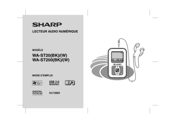 Manuel du propriétaire | Sharp WA-ST200 Manuel utilisateur | Fixfr