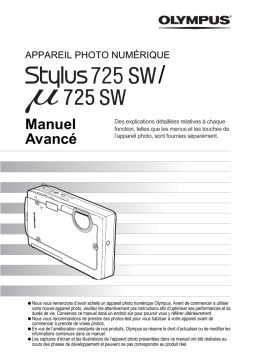 Olympus μ 725 SW Manuel utilisateur