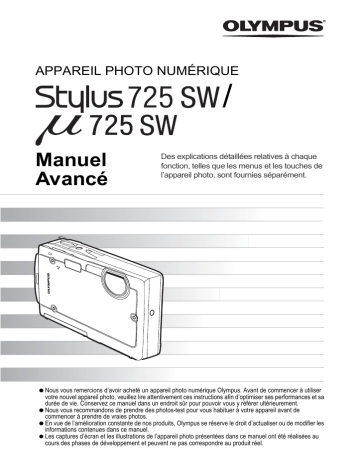 Stylus 725 SW | Olympus μ 725 SW Manuel utilisateur | Fixfr