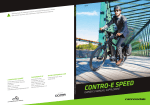 Cannondale Contro-E Speed Manuel du propri&eacute;taire