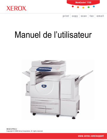 Manuel du propriétaire | Xerox WORKCENTRE 7132 Manuel utilisateur | Fixfr