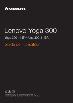 Lenovo YOGA 300YOGA 510YOGA 710 Manuel utilisateur