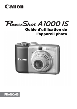 Canon PowerShot A1000 IS Manuel utilisateur