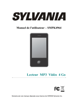 Sylvania SMPK 4964 Manuel utilisateur