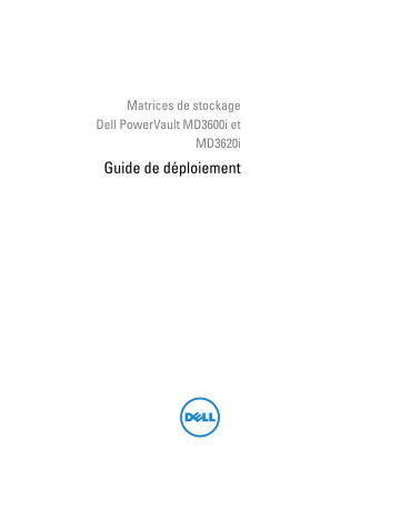 Mode d'emploi | Dell PowerVault MD3600i storage Manuel utilisateur | Fixfr