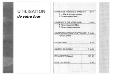 FMPV394C | Manuel du propriétaire | Brandt FMPV394B Manuel utilisateur | Fixfr