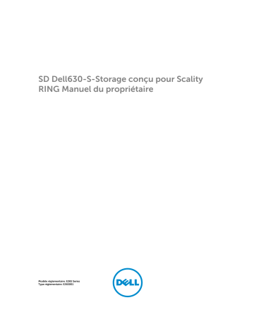 Dell SD630-S storage Manuel du propriétaire | Fixfr