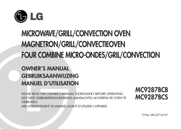 LG MC9287BC Manuel du propriétaire | Fixfr