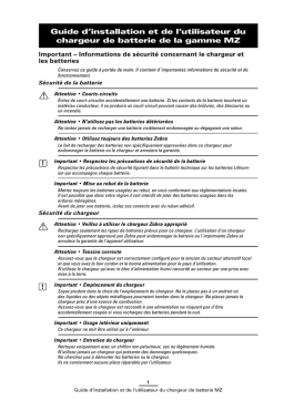 Zebra UMAN-MZPS-021-024 Manuel utilisateur