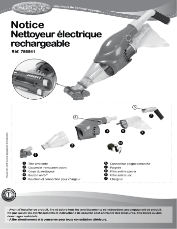 Sunbay Aspirateur de piscine sur batterie Sunbay Mode d'emploi | Fixfr