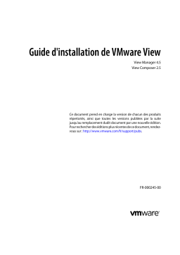 VMware VIEW COMPOSER 2.5 Manuel utilisateur