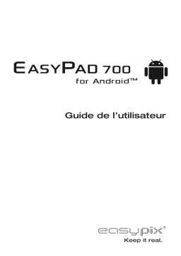 Easypix EasyPad 700 Manuel utilisateur