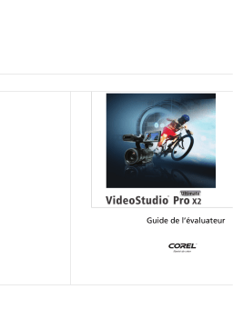 Corel VideoStudio Pro X2 Ultimate Manuel utilisateur