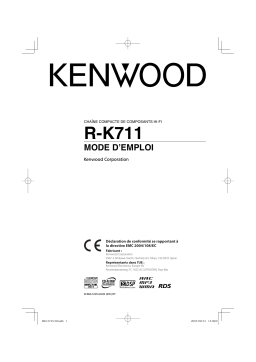 Kenwood K-711 Manuel utilisateur