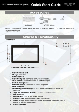 Nextbook Ares 11A Manuel utilisateur