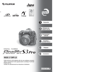 Fujifilm FinePix S3 Pro Mode d'emploi | Fixfr