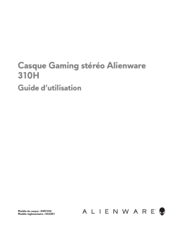 Alienware AW310H Stereo Gaming Headset Manuel utilisateur