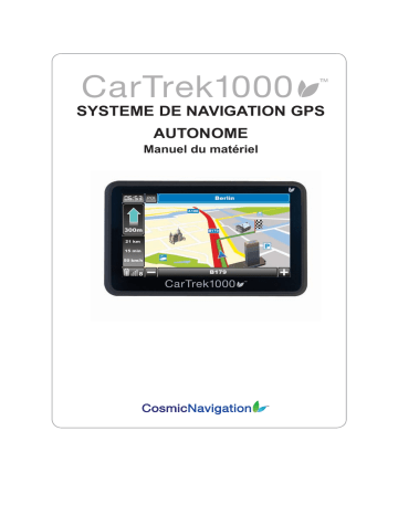 CarTrek 1000 Mode d'emploi | Fixfr