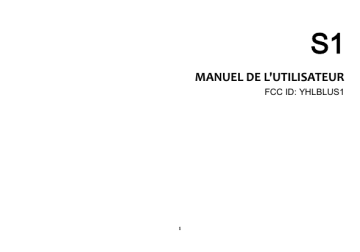 Blu S1 Manuel du propriétaire | Fixfr