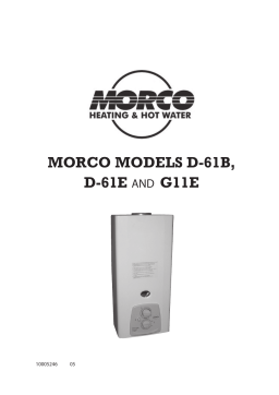 Morco G11E Manuel utilisateur