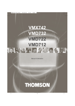 Thomson VMD712 Manuel utilisateur