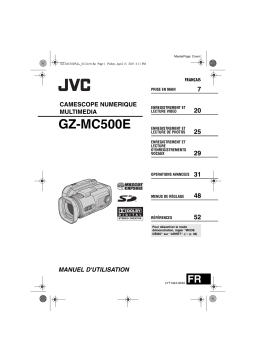 JVC GZ MC500E Manuel utilisateur