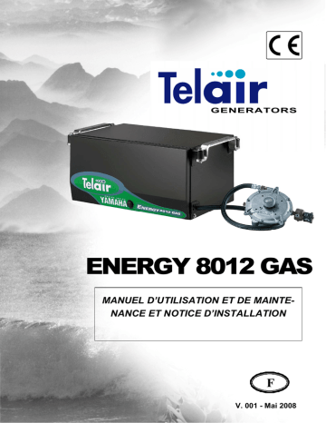 Telair Energy 8012 GAS Manuel utilisateur | Fixfr