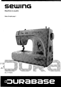 Durabase SEWING Manuel utilisateur