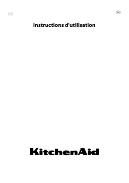 KitchenAid KHSP5 86510 Manuel utilisateur