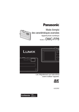 Panasonic DMC FP8 Mode d'emploi
