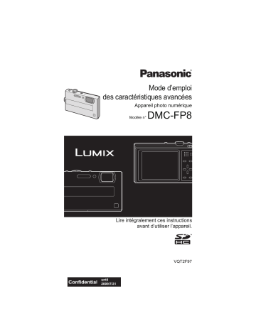 Panasonic DMC FP8 Mode d'emploi | Fixfr