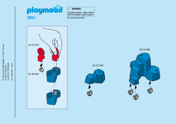 Manuel du propriétaire | Playmobil 3951 Manuel utilisateur | Fixfr