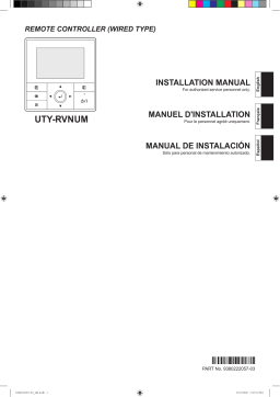 Fujitsu UTY-RVNUM Guide d'installation