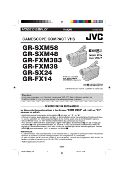 JVC GR FXM38 Mode d'emploi