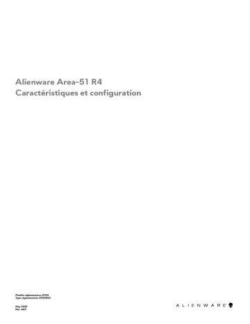 Alienware Area-51 R4 and R5 desktop Manuel utilisateur | Fixfr