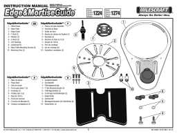 Milescraft 12240003 EdgeandMortiseGuide Manuel utilisateur