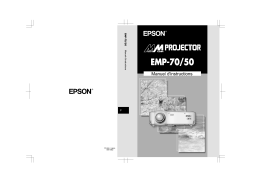 Epson EMP-50 Manuel utilisateur