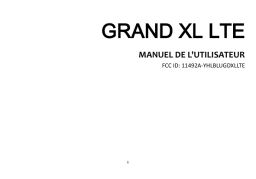 Blu Grand XL LTE Manuel du propriétaire