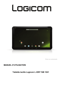 Logicom L-Ixir Tab 1041 Manuel utilisateur