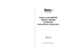 Irox HRT407 Manuel utilisateur