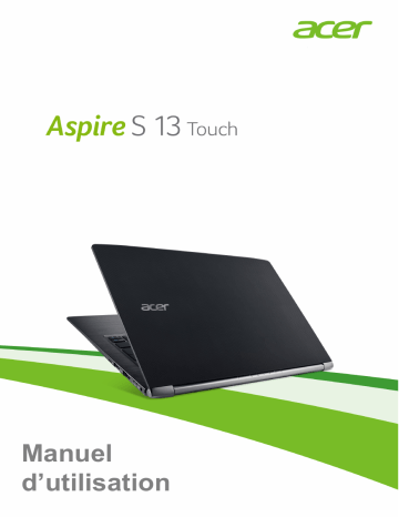 Manuel du propriétaire | Acer Aspire S 13 Touch - S5-371T Manuel utilisateur | Fixfr