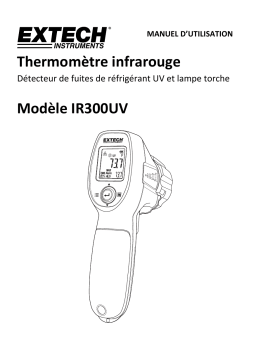 Extech Instruments IR300UV IR Thermometer Manuel utilisateur