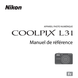 Nikon COOLPIX L31 Manuel utilisateur