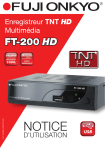 Fujionkyo FT-200 HD R&eacute;cepteur num&eacute;rique Manuel utilisateur