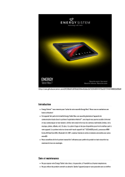 ENERGY SISTEM Neo 7 Mode d'emploi