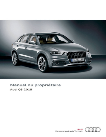 Audi Q3 2011-2015 Manuel du propriétaire | Fixfr
