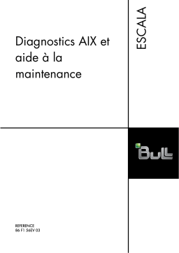 Bull Power6 - AIX Diagnostic and Manuel utilisateur