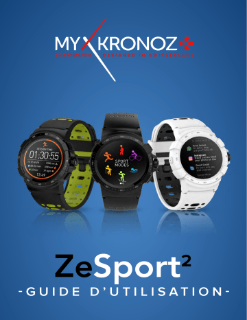 Mode d'emploi | MyKronoz ZeSport 2 Manuel utilisateur | Fixfr