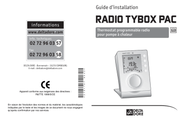 Manuel du propriétaire | DELTA DORE TYBOX PAC Manuel utilisateur | Fixfr