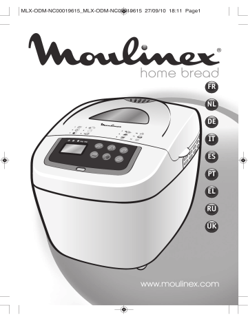 Manuel du propriétaire | Moulinex OW1101 Home Bread Manuel utilisateur | Fixfr